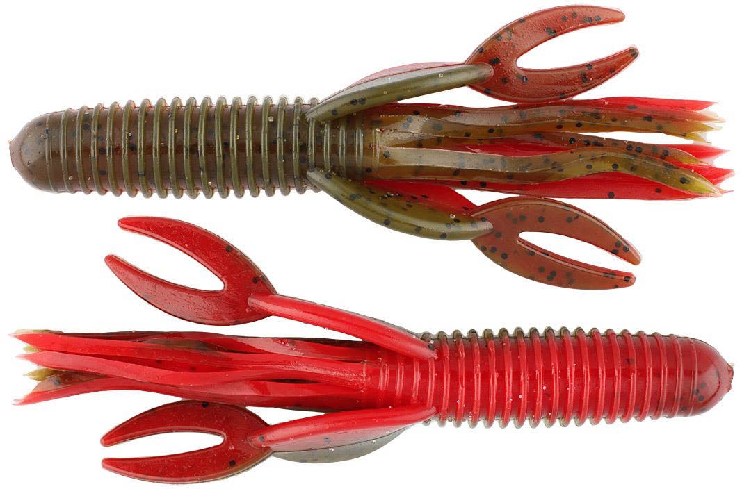 Big Bite Baits Craw Tube 4 inch Soft Plastic 8 pack