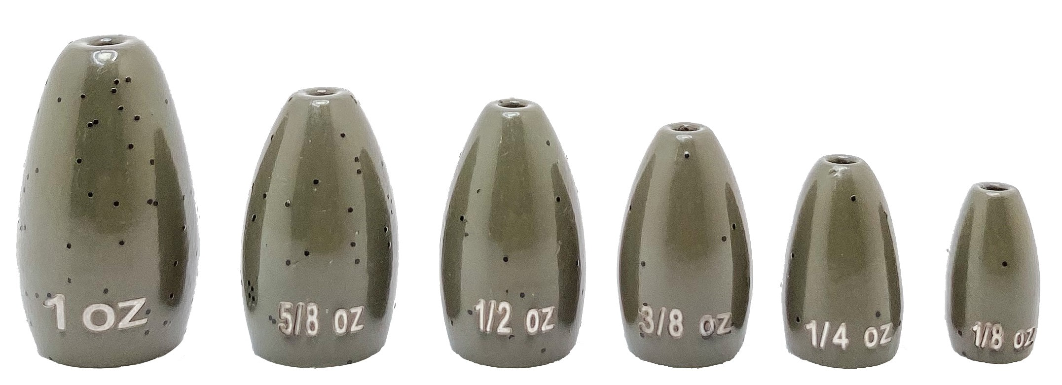 Departure Outdoors Tungsten Flipping Weights - 5 Pack