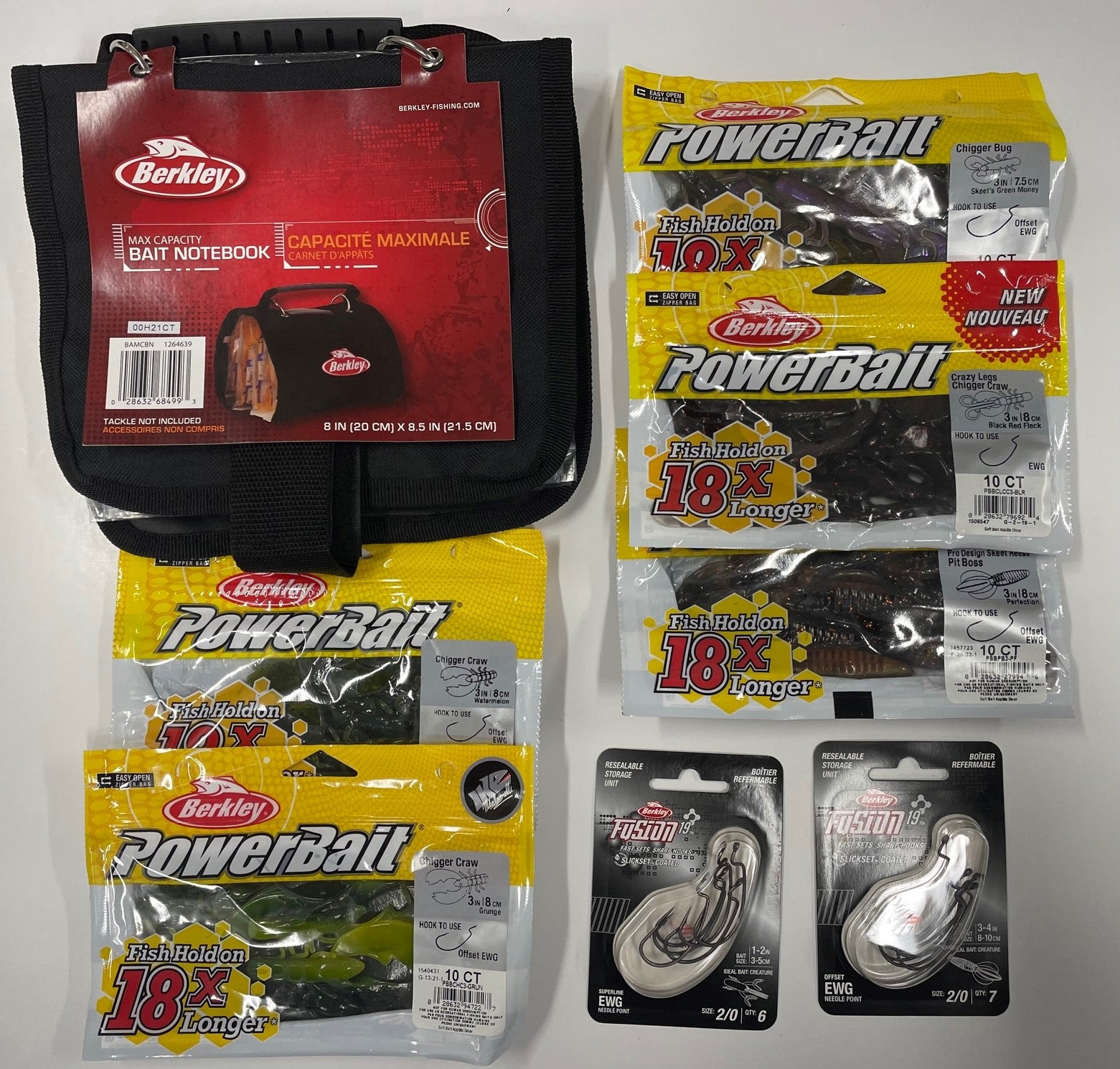 Berkley PowerBait Creatures 'n' Craws 3 inch Essentials Kit