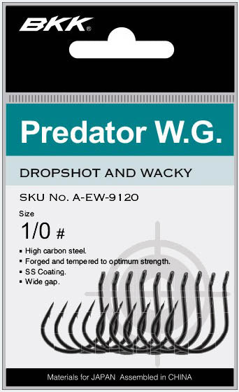 BKK Predator WG Dropshot and Wacky Hook