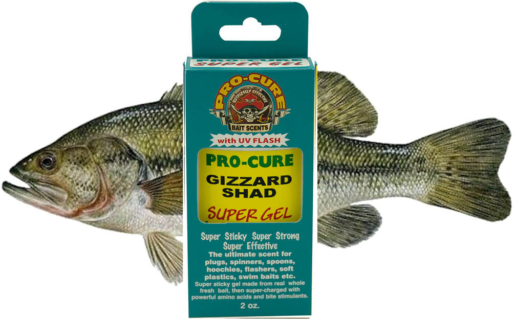Pro-Cure Bass Super Gel Scents 2 oz