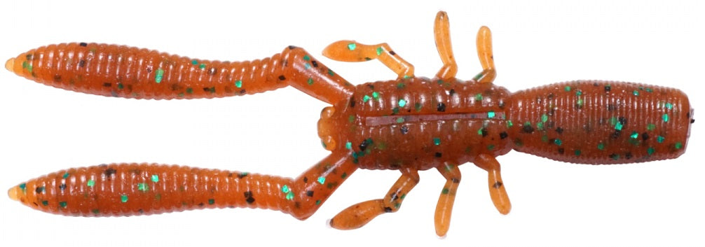 Root Beer/Green & Black Flake