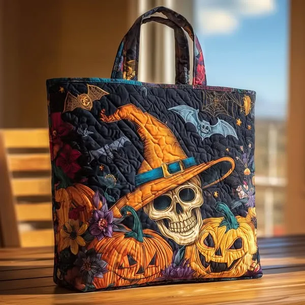 🎃Halloween Quilted Tote Bag