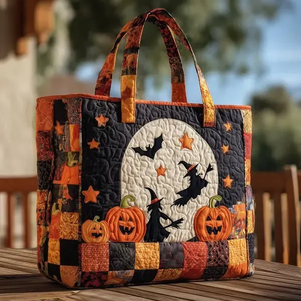 🎃Halloween Quilted Tote Bag