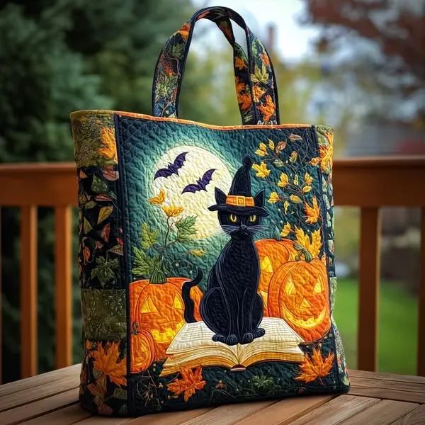 🎃Halloween Quilted Tote Bag