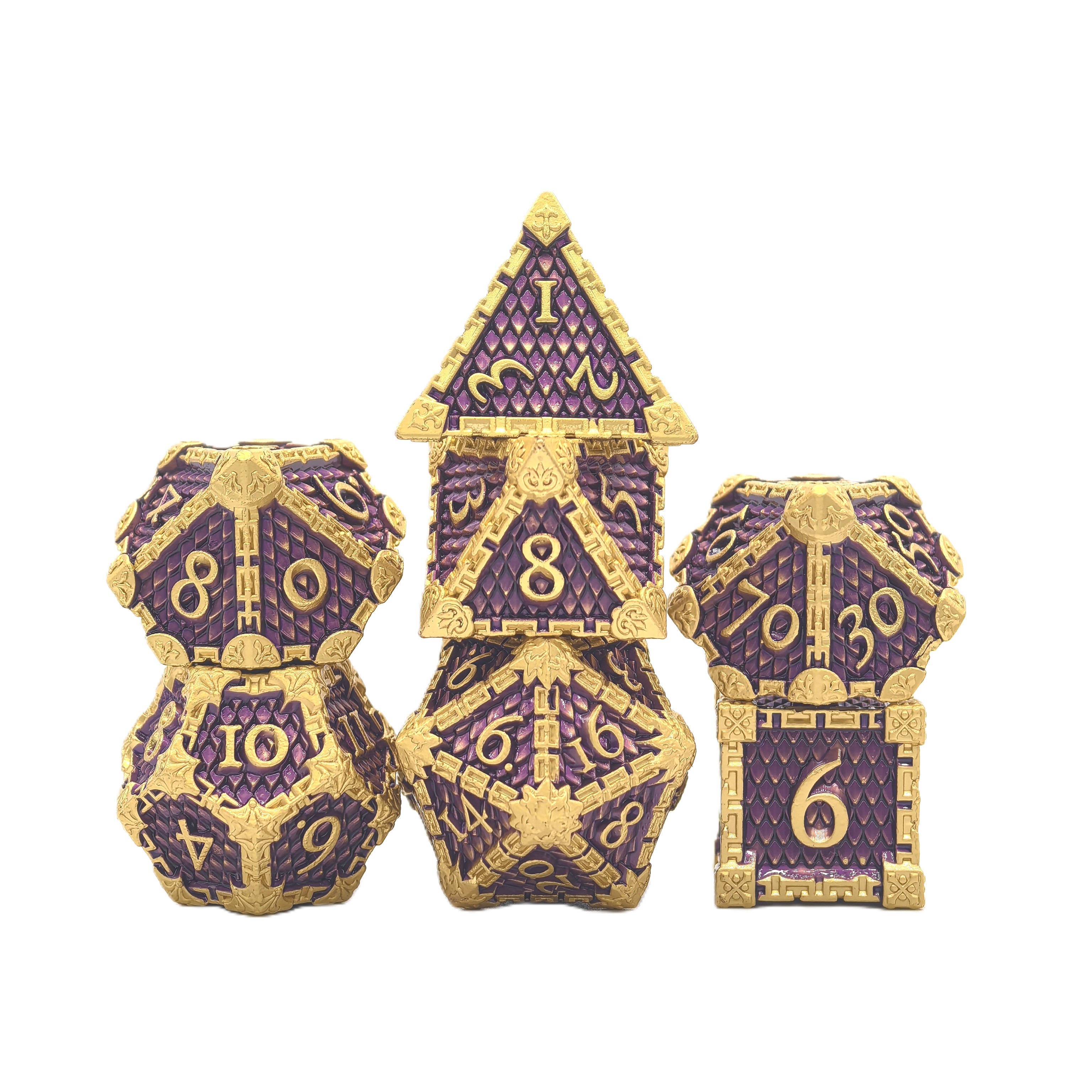 Dragon Scale Metal Dice Set