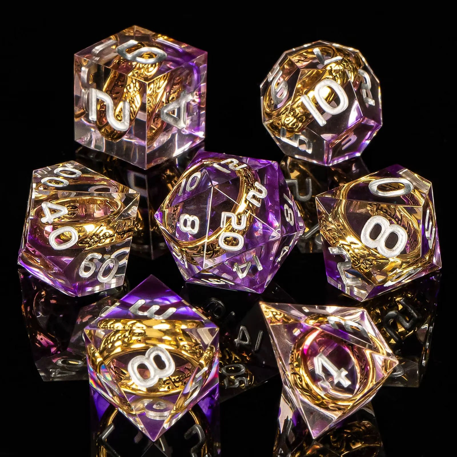 Premium Lord Of The Rings Style Resin Dice