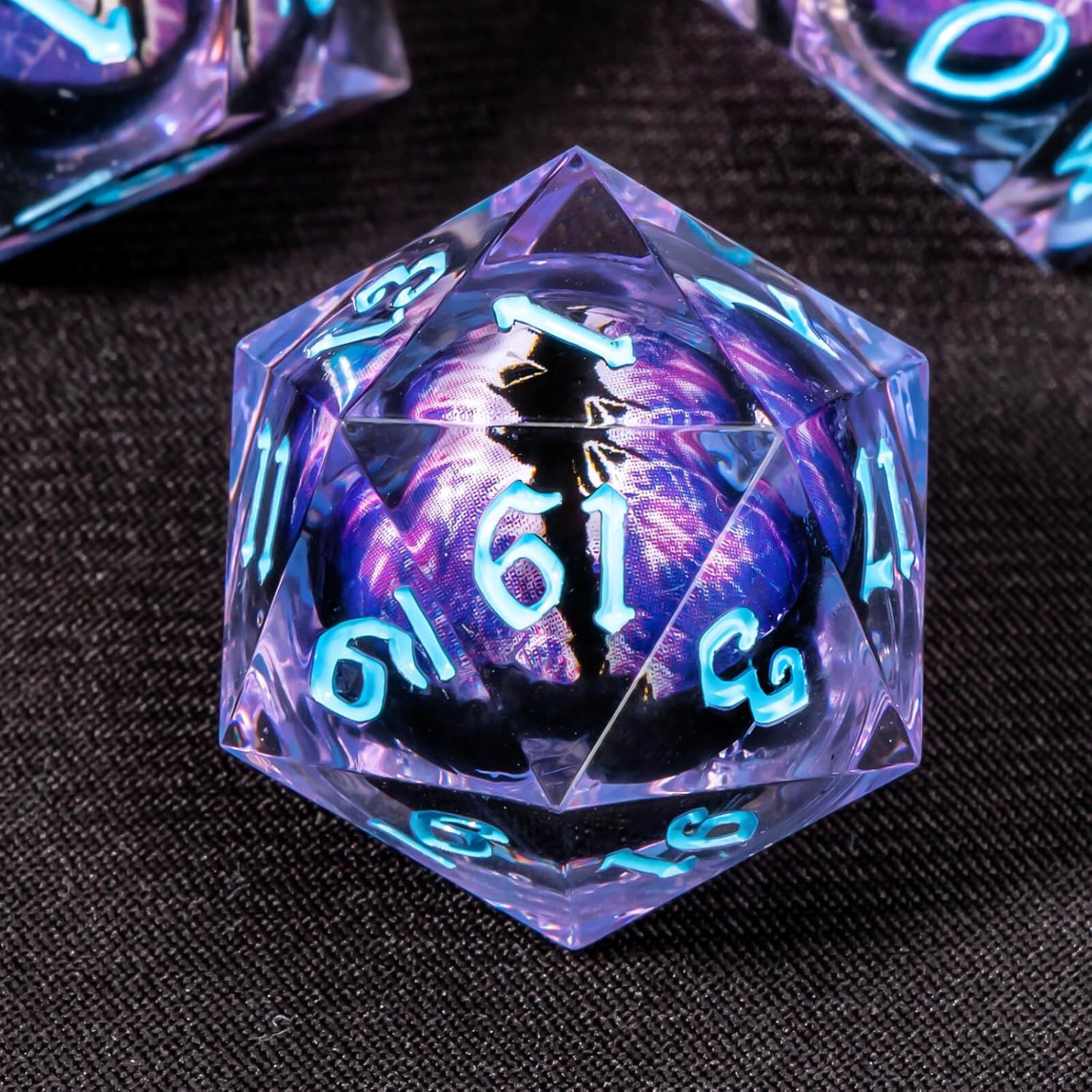 Dragon Purple Eye Dice Set