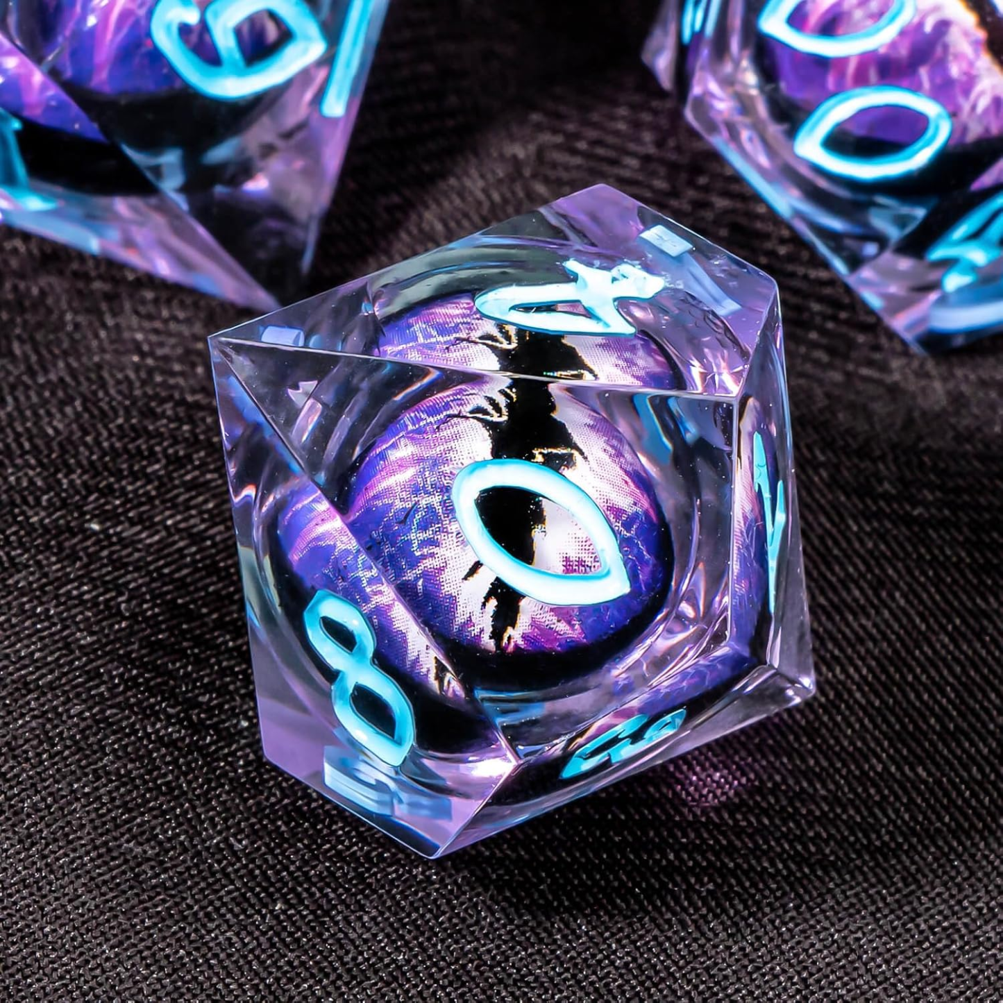 Dragon Purple Eye Dice Set