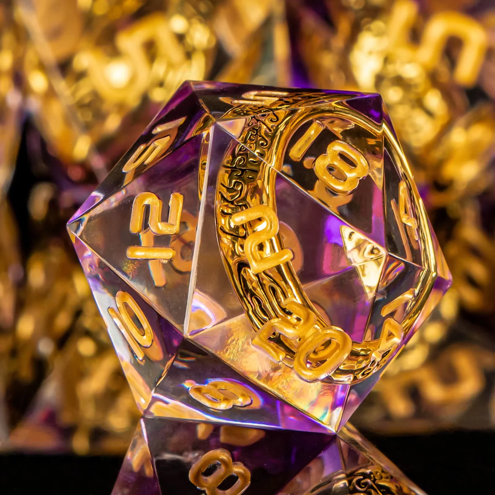 Premium Lord Of The Rings Style Resin Dice