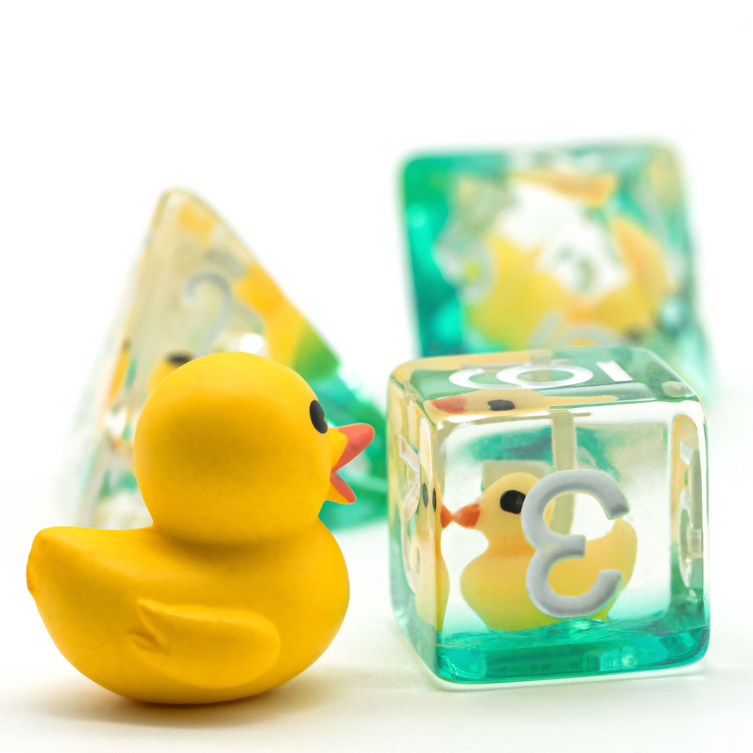 Duck Resin Dice Set (Give away a random Resin  Dice)