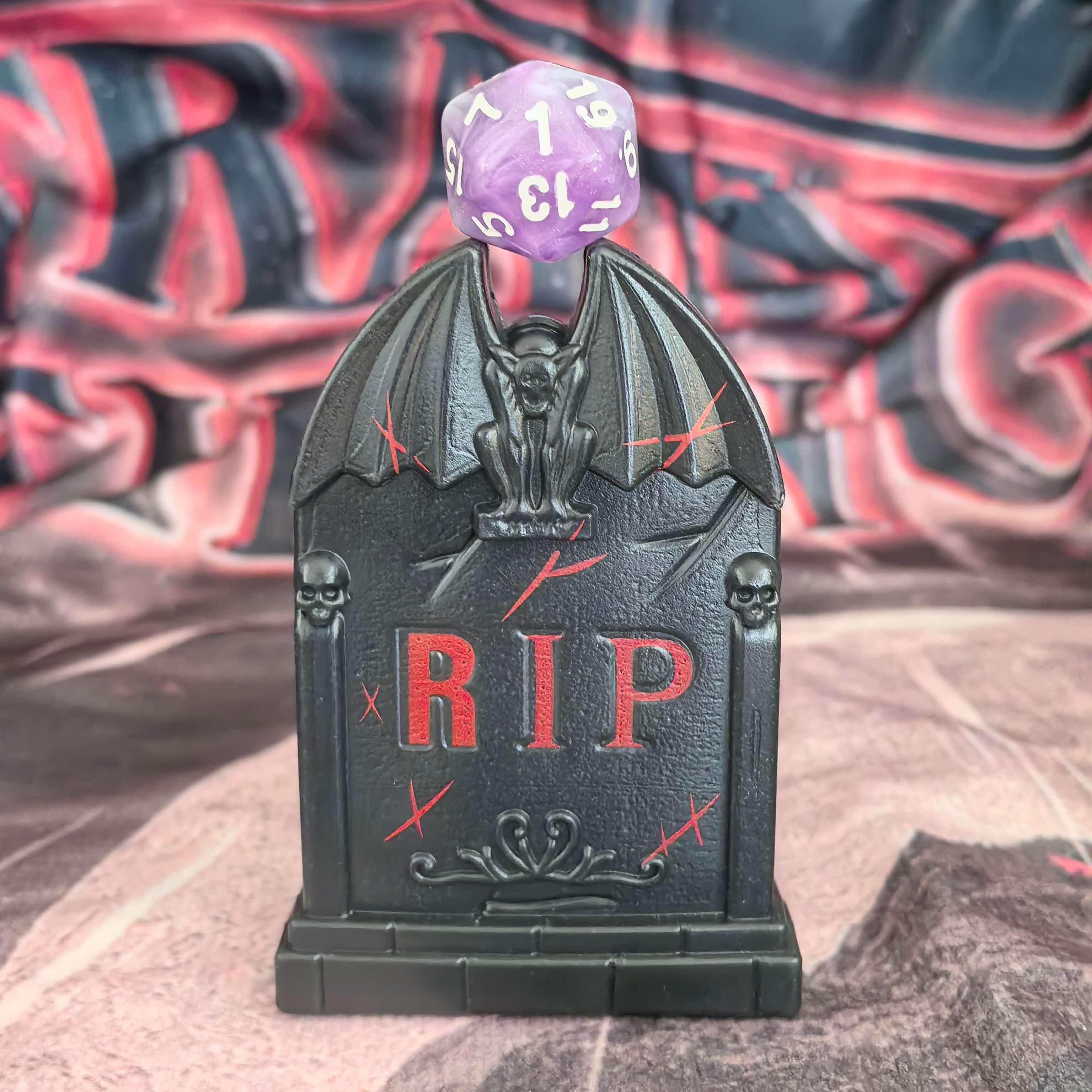 Dice Tombstone & Mystery D20