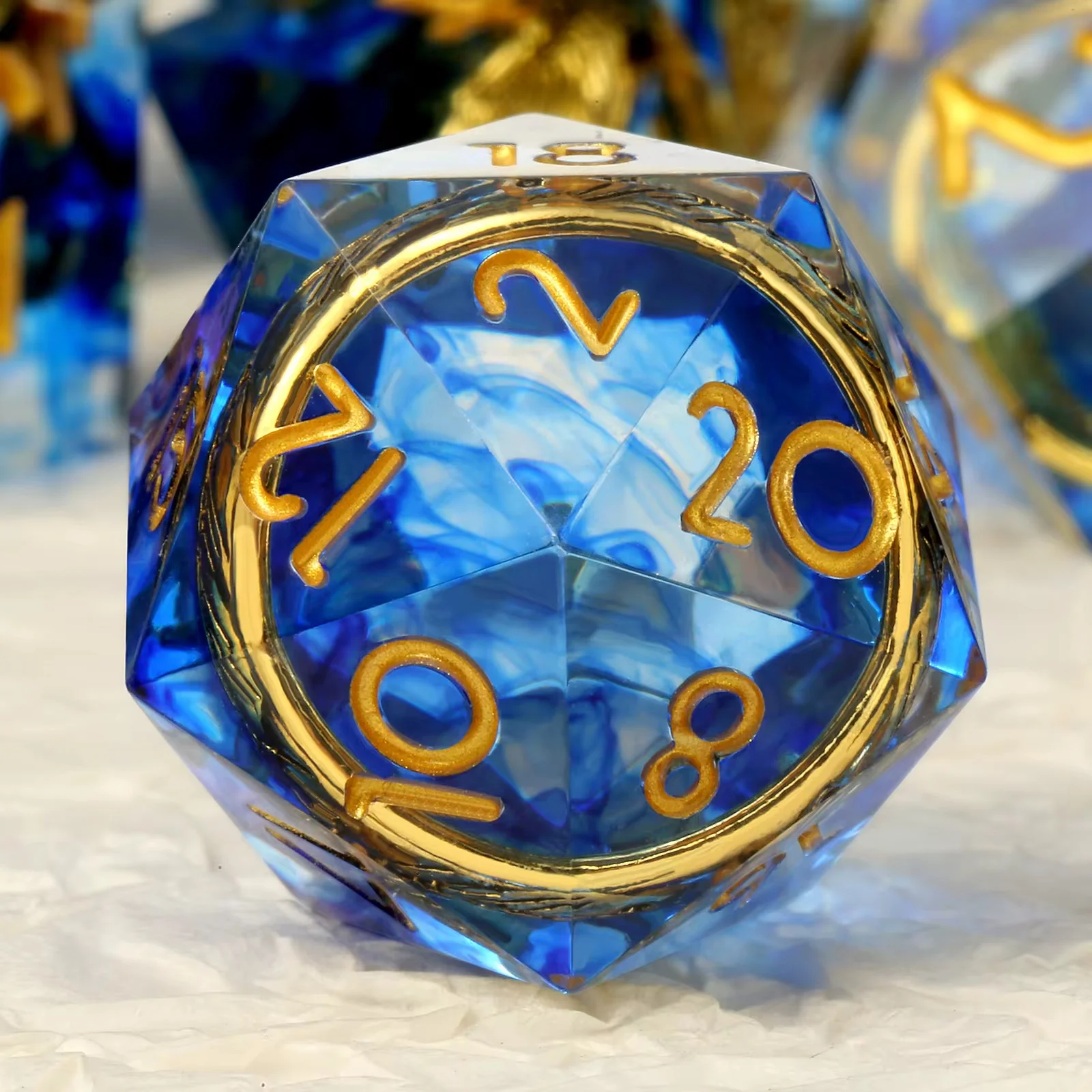 Ring of Tides – Floating Ring Dice Set