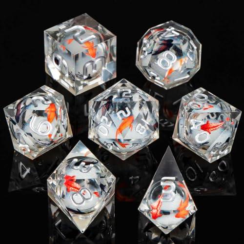 Liquid Core Koi Fish DND Dice Set