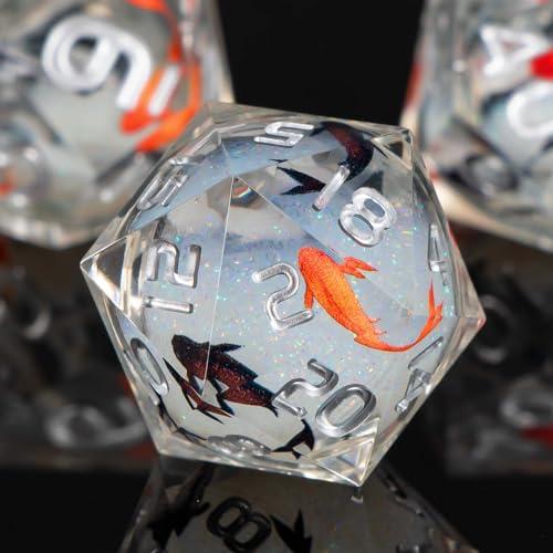 Liquid Core Koi Fish DND Dice Set