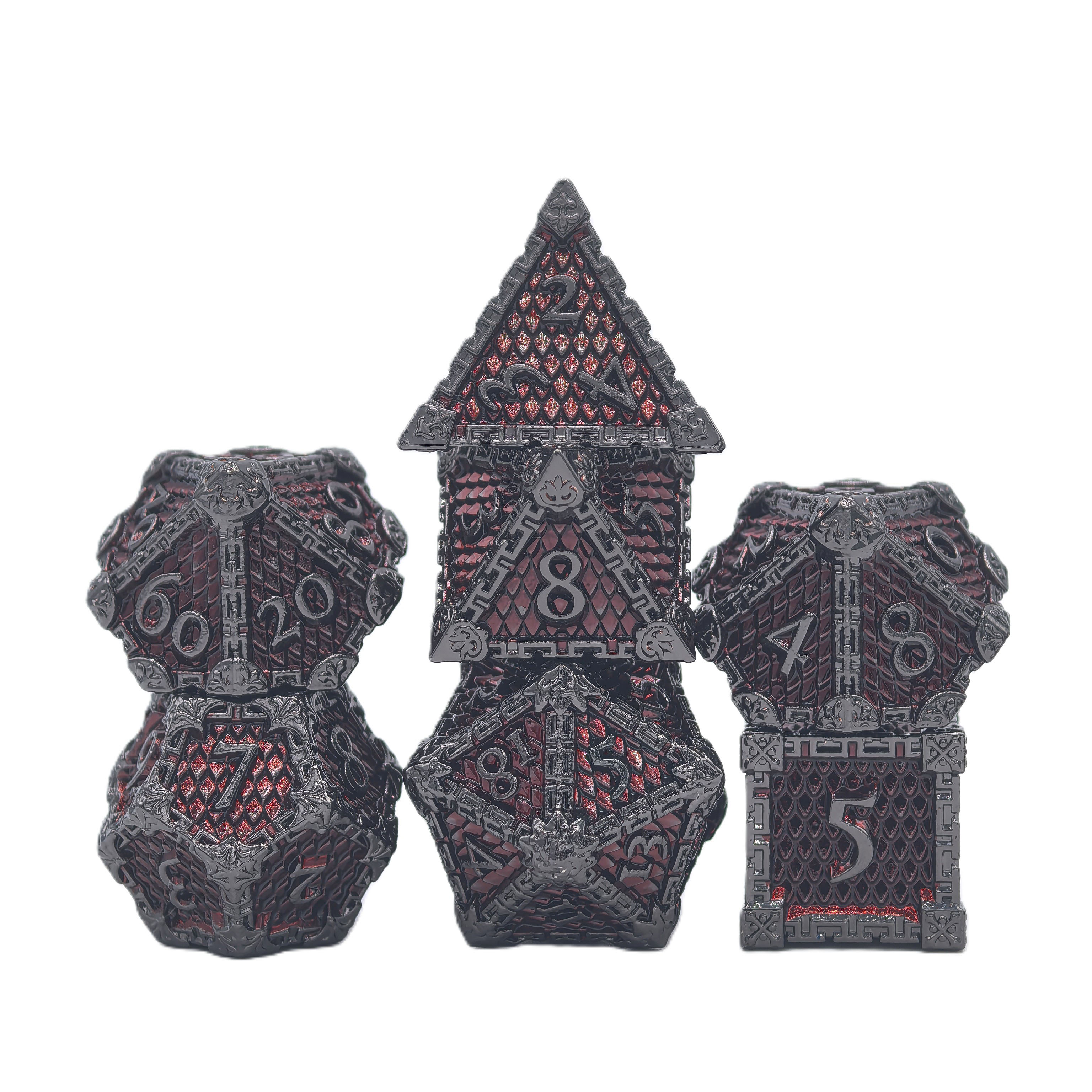 Dragon Scale Metal Dice Set