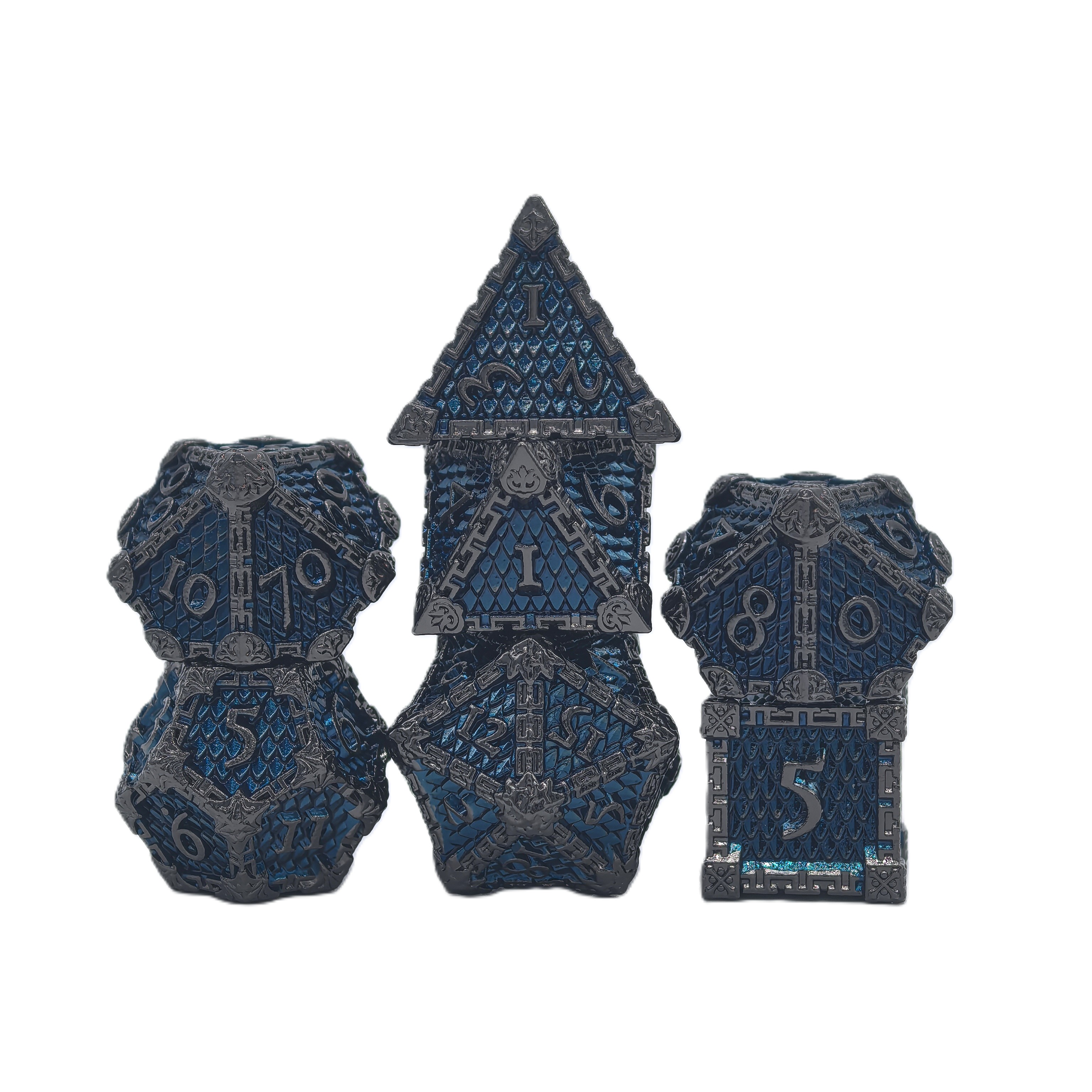 Dragon Scale Metal Dice Set