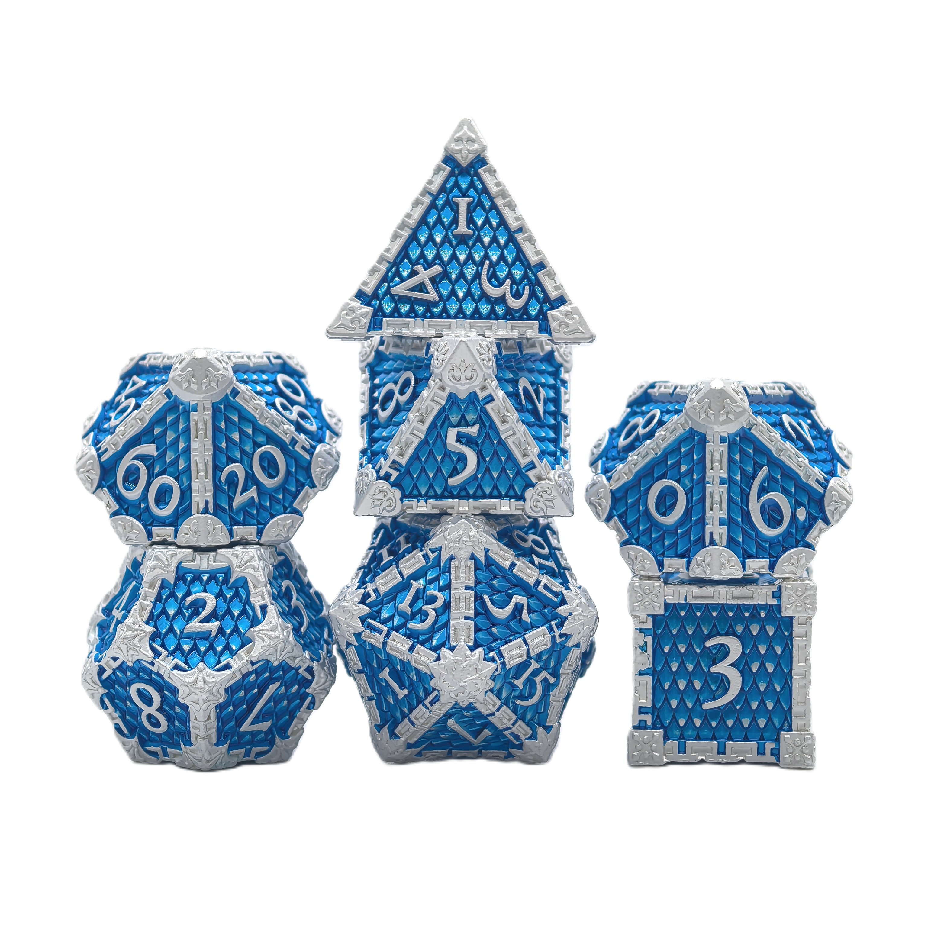 Dragon Scale Metal Dice Set