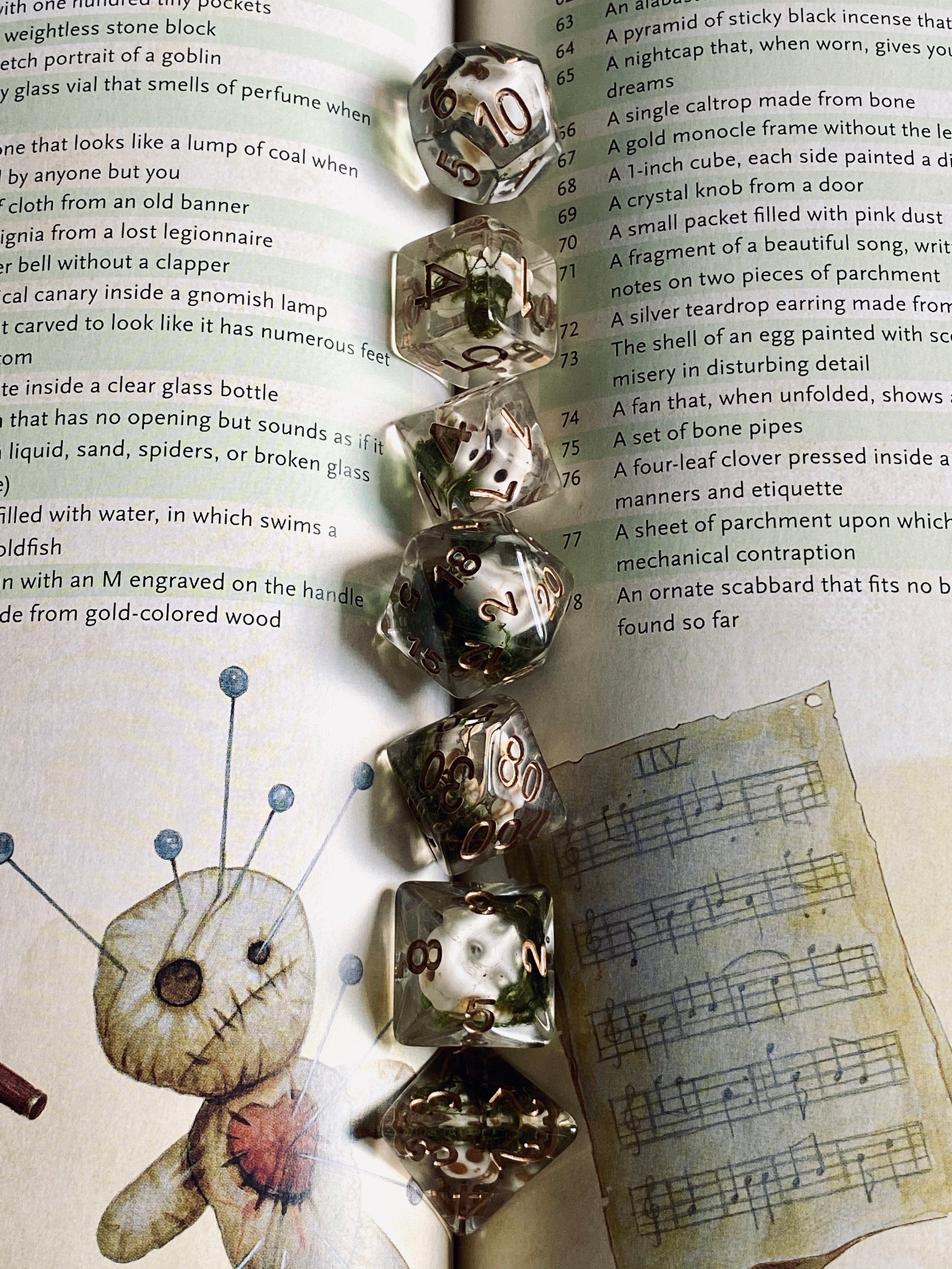 Undead Skull Dice Set (Give away a random dice set)