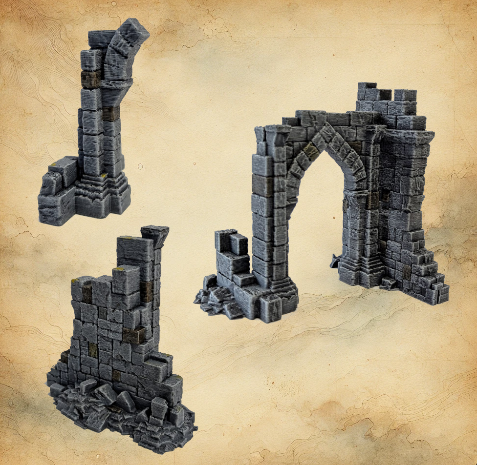 DND Mur en ruine