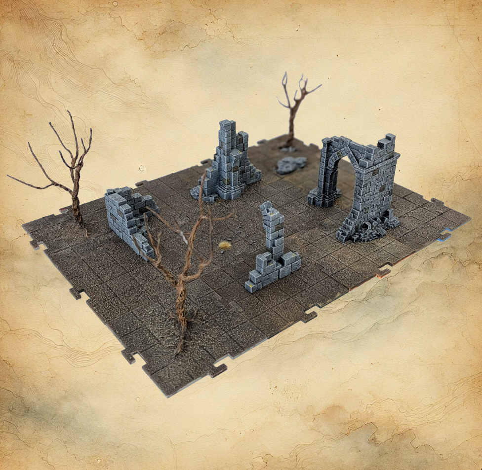 DND Mur en ruine