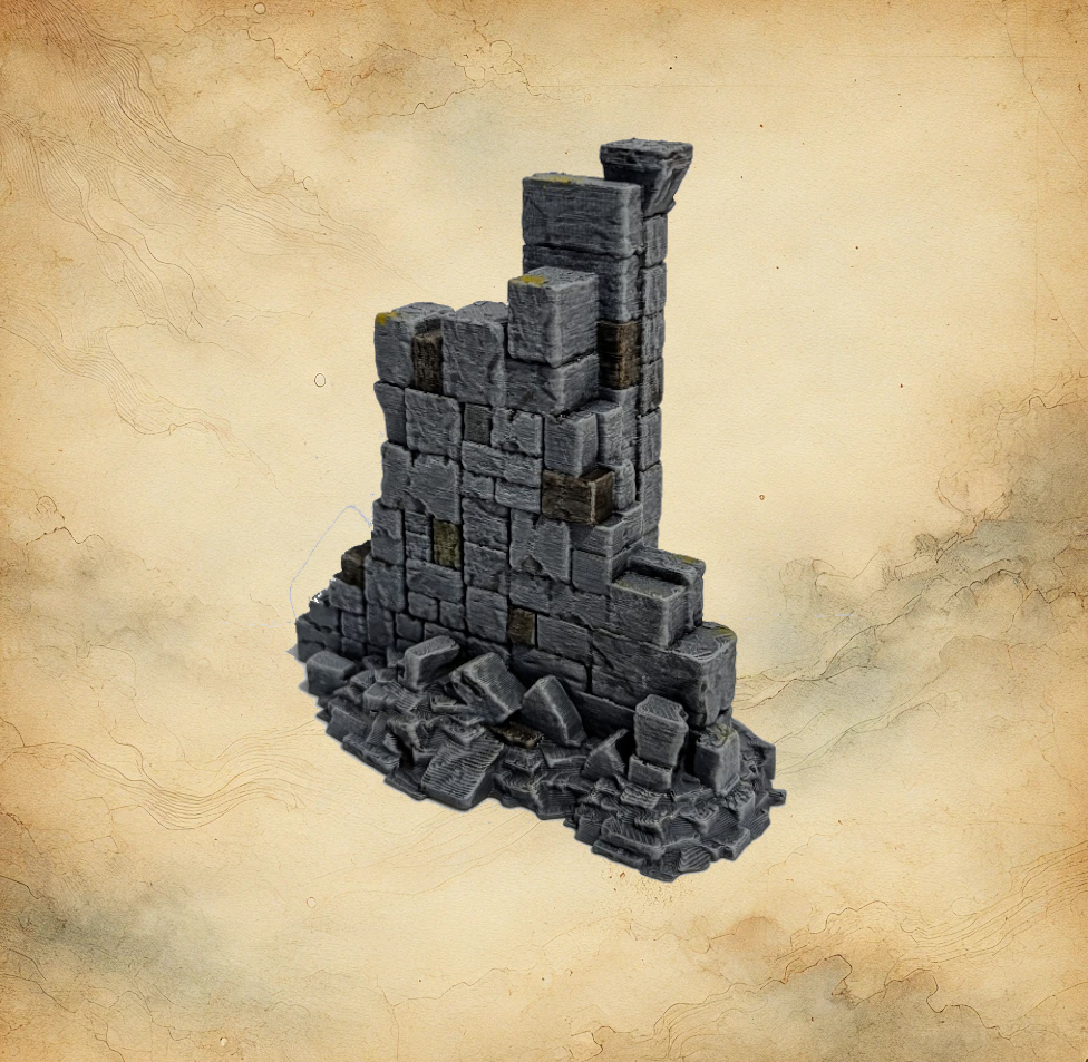 DND Mur en ruine