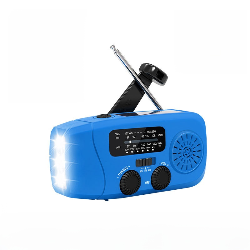Multifunctional Hand-Cranked Emergency Lighting Radio🔦⚙️No batteries needed, just shake it manually to generate electricity, never runs out of power