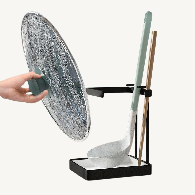 Pot cover rack countertop cutting board universal universal placer kitchen vertical rack cutting boa