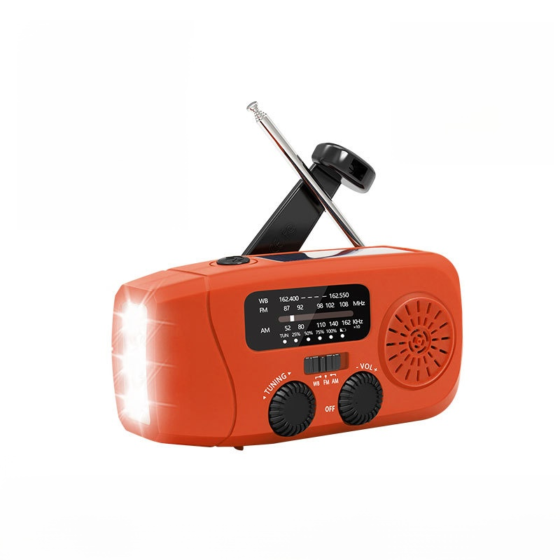 Multifunctional Hand-Cranked Emergency Lighting Radio🔦⚙️No batteries needed, just shake it manually to generate electricity, never runs out of power
