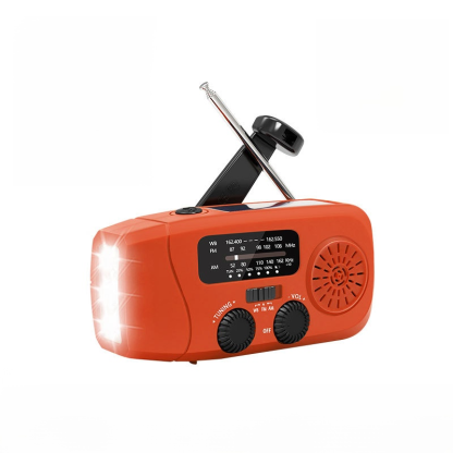 Multifunctional Hand-Cranked Emergency Lighting Radio🔦⚙️No batteries needed, just shake it manually to generate electricity, never runs out of power