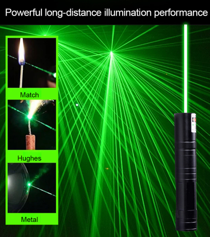 Red and green single-point laser light, can be used for cutting, welding and self-defense, only needs to be charged once a month