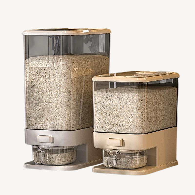 Household sealed rice jar and rice box