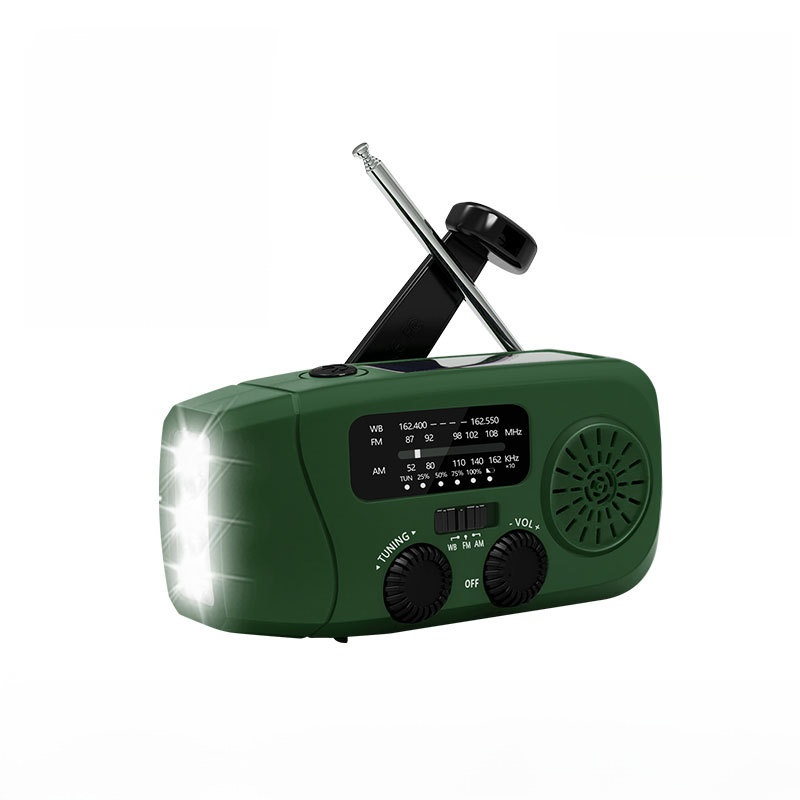 Multifunctional Hand-Cranked Emergency Lighting Radio🔦⚙️No batteries needed, just shake it manually to generate electricity, never runs out of power
