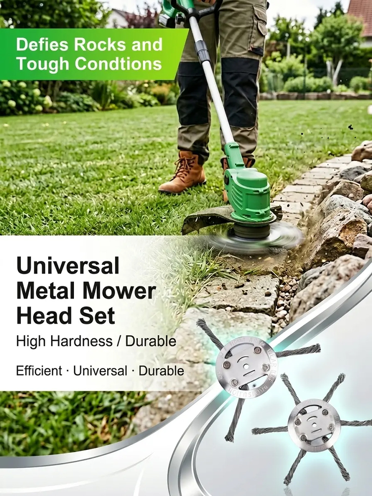 Lawn mower trimmer set⚔️🔧Say goodbye to frequent lawnmower replacements and save over $100 in consumable costs annually – more cost-effective in the long run