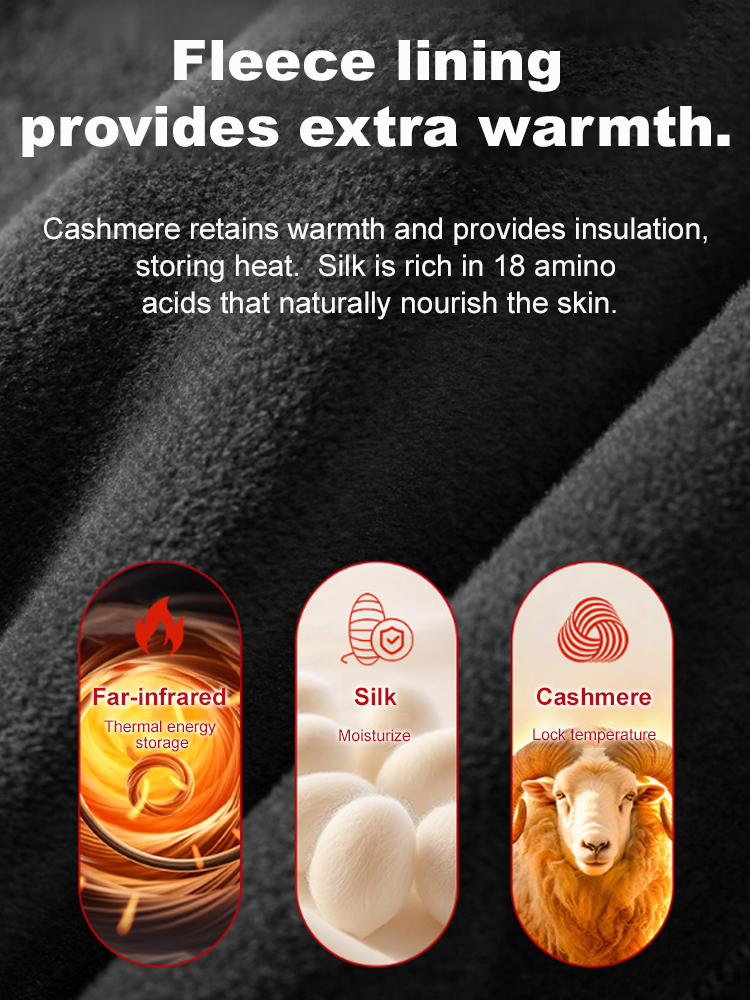 Men's double-sided German fleece turtleneck base layer shirt🧶-15°C to 15°C can withstand severe cold