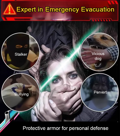 Red and green single-point laser light, can be used for cutting, welding and self-defense, only needs to be charged once a month