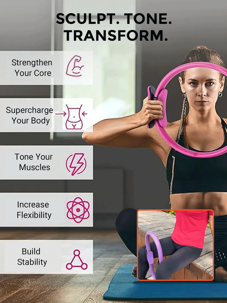 🏋️‍♀️[Three Days to Shape and Improve Body Shape] Pilates Fitness Circle