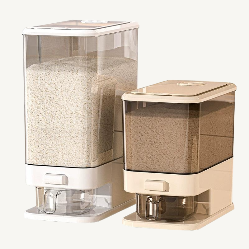 Household sealed rice jar and rice box