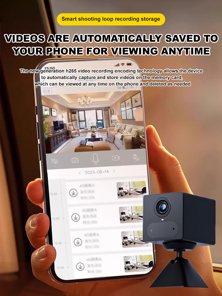 HD wifi/4G smart Wireless Camera, No Wi-Fi required, and setup is super easy