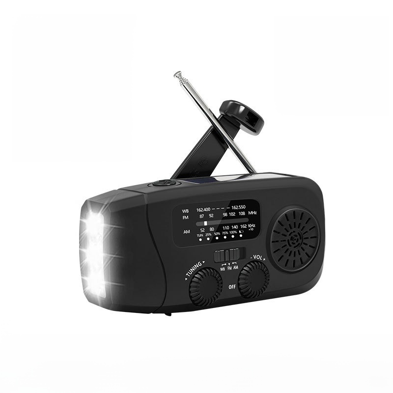 Multifunctional Hand-Cranked Emergency Lighting Radio🔦⚙️No batteries needed, just shake it manually to generate electricity, never runs out of power