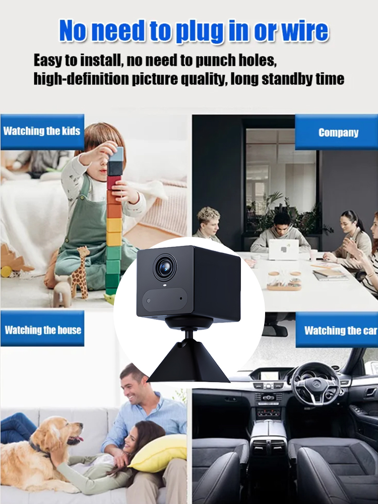 HD wifi/4G smart Wireless Camera, No Wi-Fi required, and setup is super easy