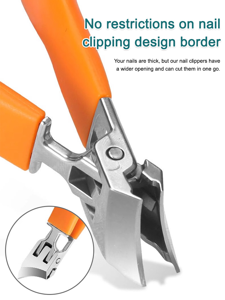 [Must-have for paronychia] Large beveled anti-splash nail clippers