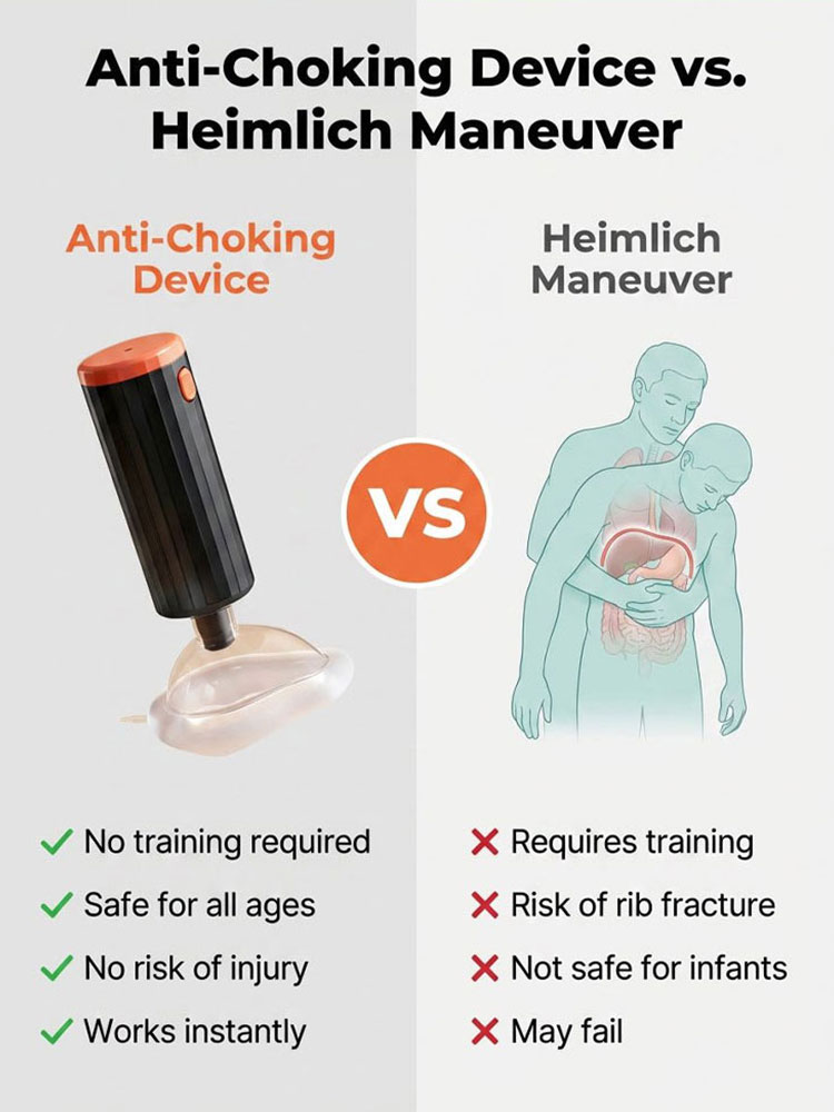 Heimlich Maneuver Anti-Choking Device