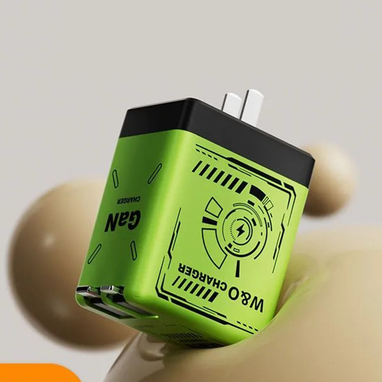Comes with retractable data cable mobile phone fast charging head