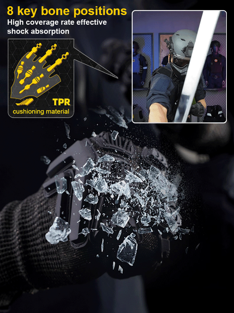 Iron Competition Mechanical Armor Pro Cut-Resistant Tactical Gloves