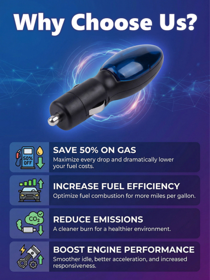 【Fuel consumption reduced by 50%】Portable universal car fuel saver