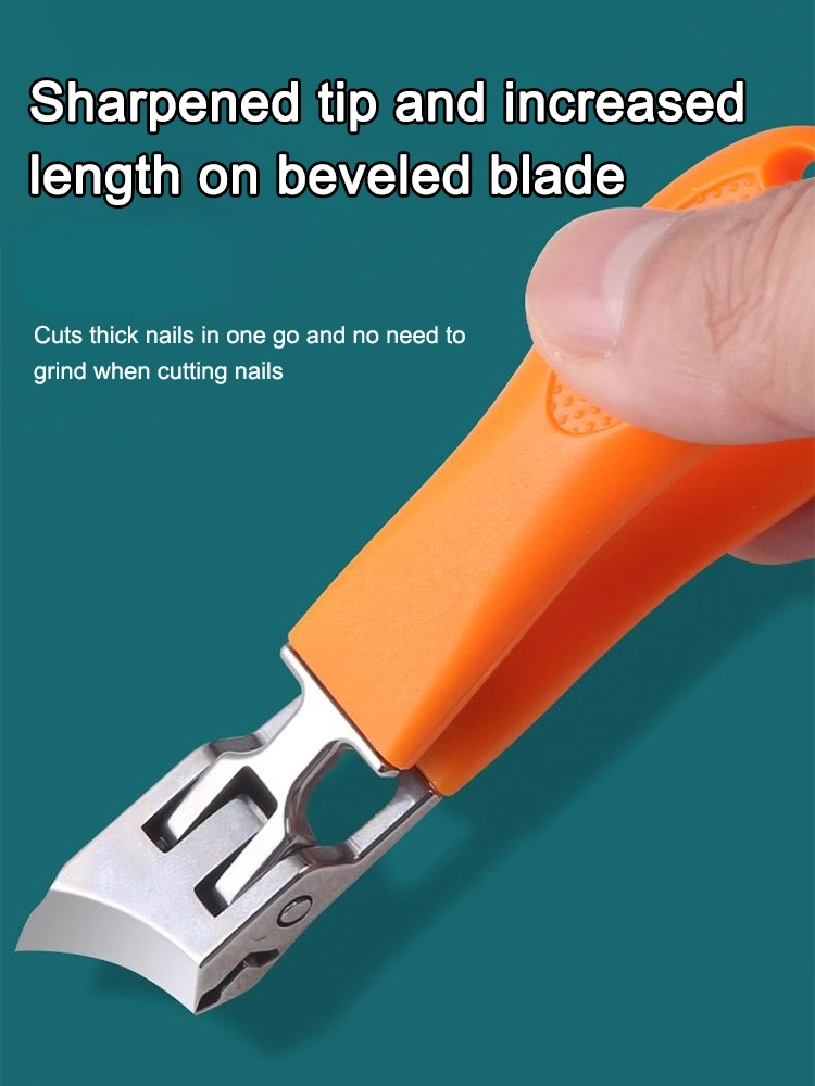 [Must-have for paronychia] Large beveled anti-splash nail clippers
