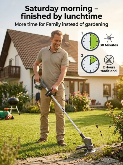 Lawn mower trimmer set⚔️🔧Say goodbye to frequent lawnmower replacements and save over $100 in consumable costs annually – more cost-effective in the long run