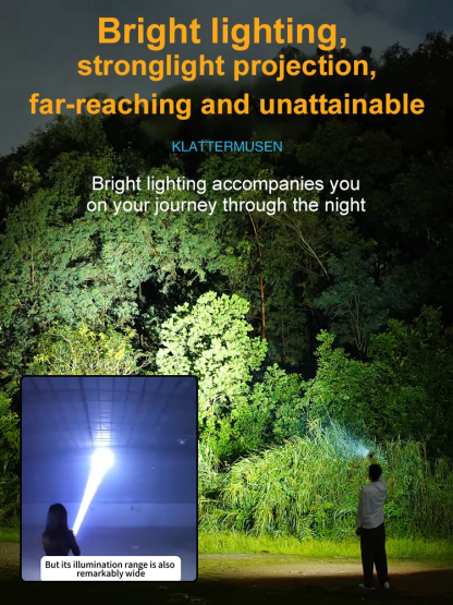 🍁Multifunctional strong light magnetic lamp,With built-in magnetic suction function, stable lighting without holding