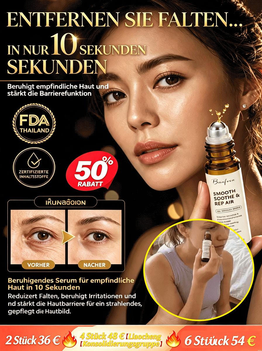 Ein Serum, das Falten im Gesichts- und Halsbereich sichtbar mildert und feine Linien wirksam reduziert – für beeindruckende Ergebnisse!